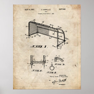 Fotbollkonstpatent Poster