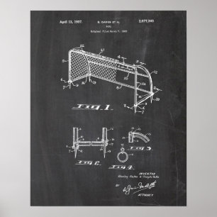 Fotbollkonstpatent Poster