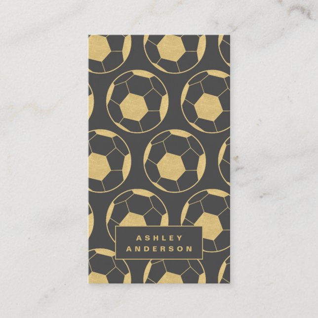 Fotbolllagledare och personlig instruktör visitkort (Framsida)