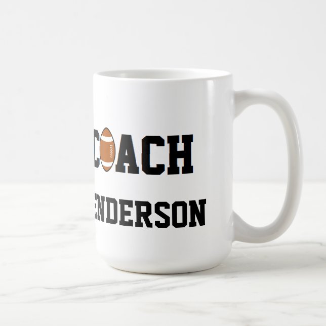 Fotbolllagledarepersonlig Kaffemugg (Höger)