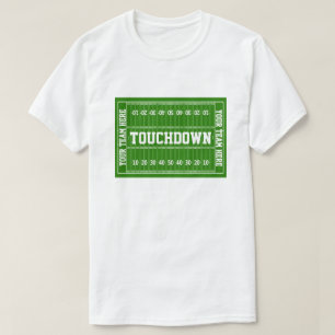 Fotbolllandningsögonblick din text tee