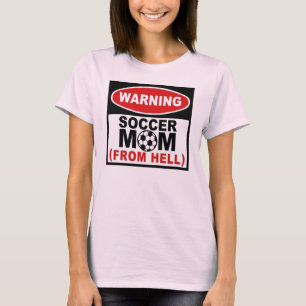 Fotbollmamma från helvete t-shirt