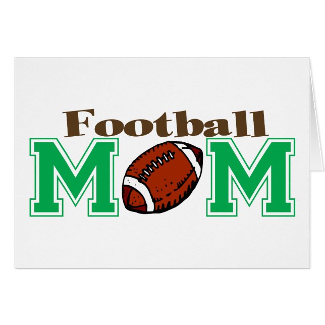 Fotbollmamma Hälsningskort (Framsidan Horizontal)