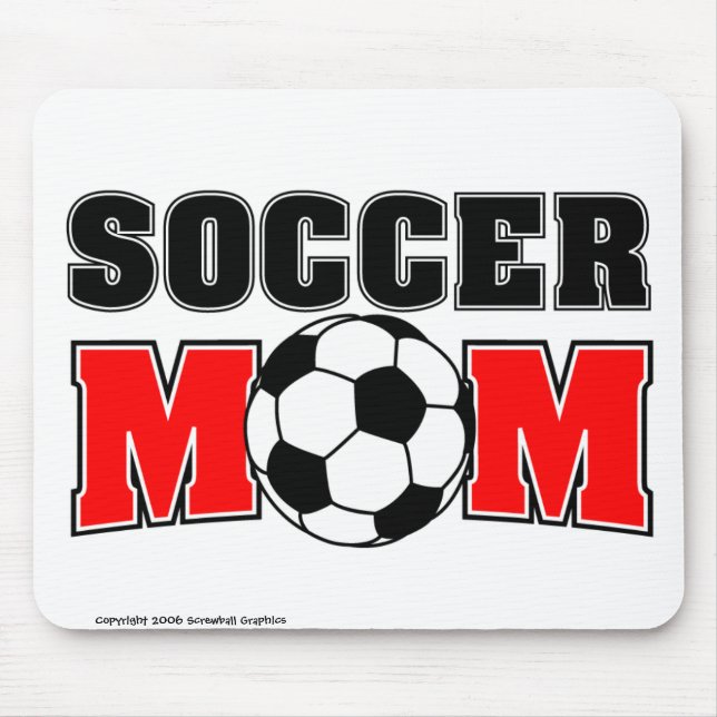 Fotbollmamma Mousepad Musmatta (Framsidan)