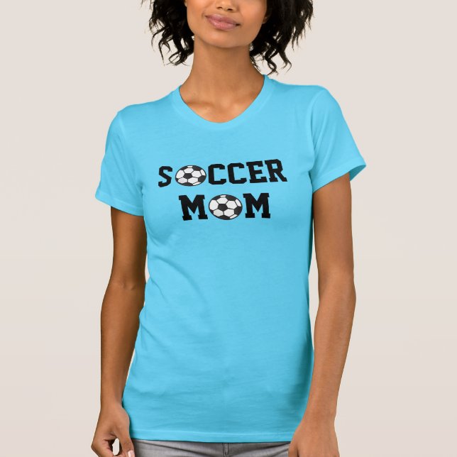 Fotbollmammaskjorta T Shirt (Framsida)