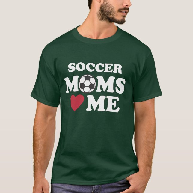 FOTBOLLMAMMOR "HJÄRTA" MIG T-SHIRT (Framsida)