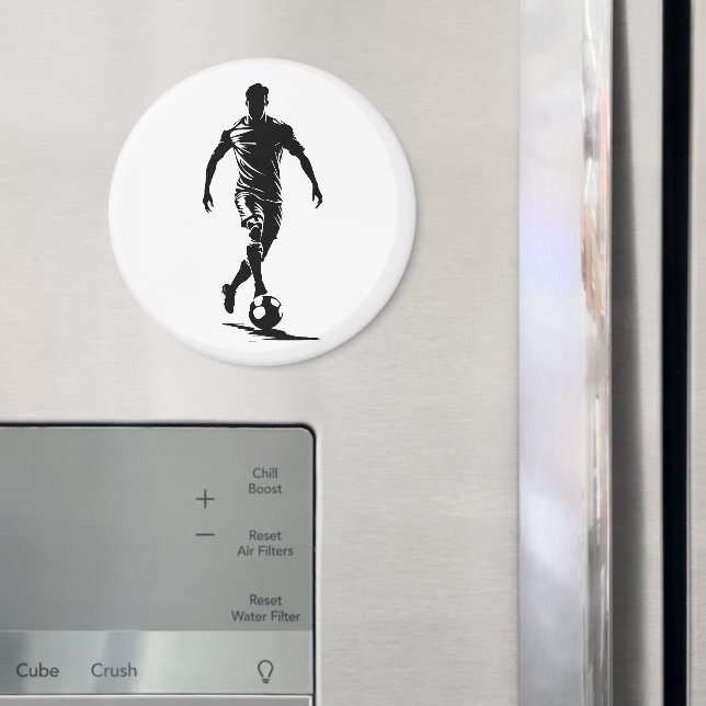 Fotbollman med boll magnet (In Situ (Fridge))
