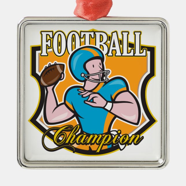 Fotbollmästare Julgransprydnad Metall (Framsidan)