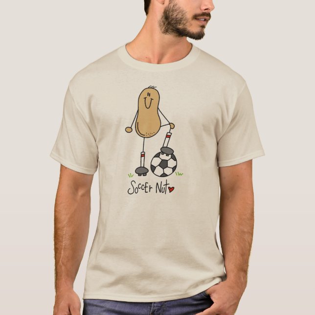 FotbollnötT-tröja och gåvor Tee Shirt (Framsida)