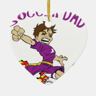 FOTBOLLPAPPA JULGRANSPRYDNAD KERAMIK