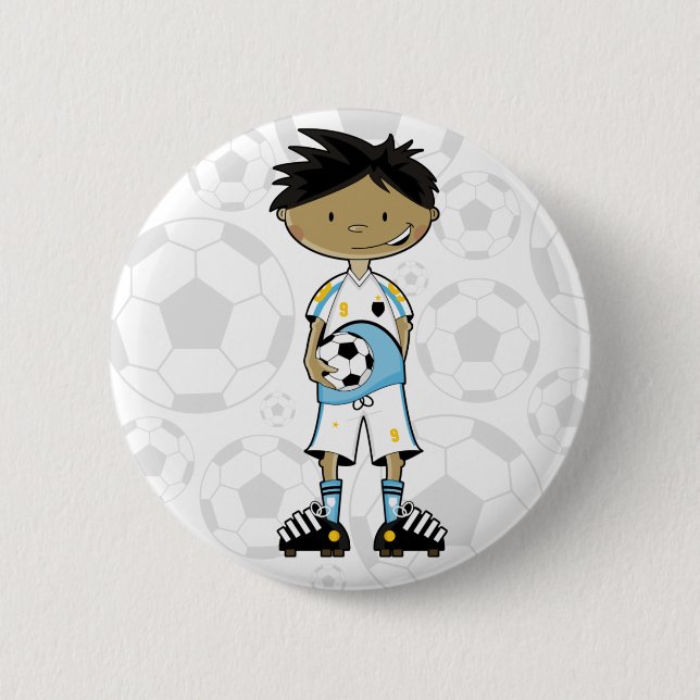 Fotbollpojkeemblem Knapp (Framsida)