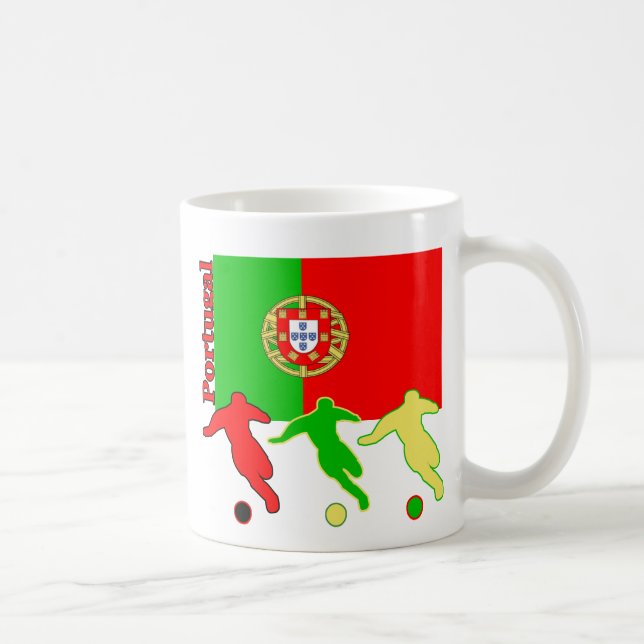 FotbollPortugal mugg (Höger)