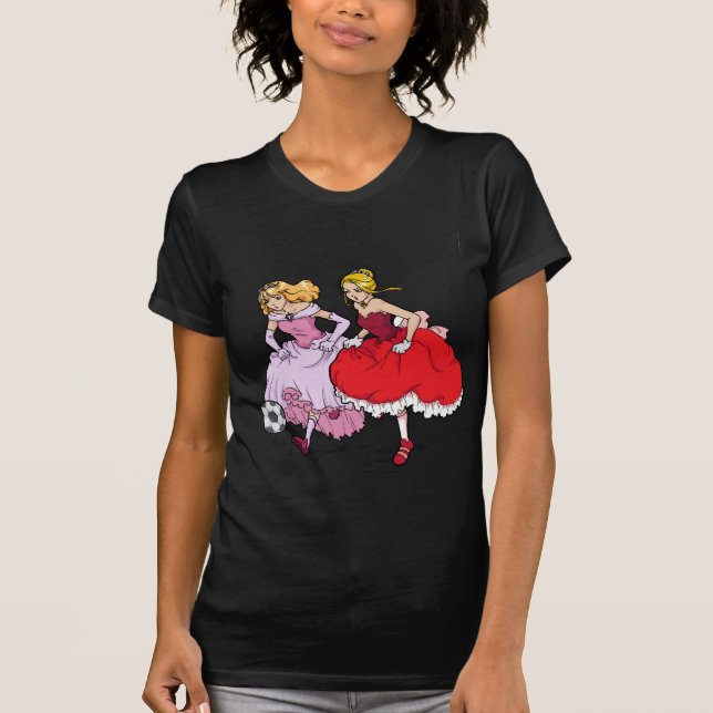 FotbollPrincesses T-shirt (Framsida)