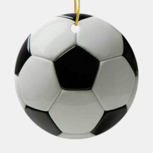 Fotbollprydnad Julgransprydnad Keramik