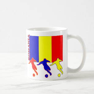 Fotbollrumänienmugg Kaffemugg