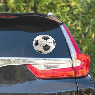 Fotbolls Boll Vinyl Klistermärke Personligt Lag Klistermärken