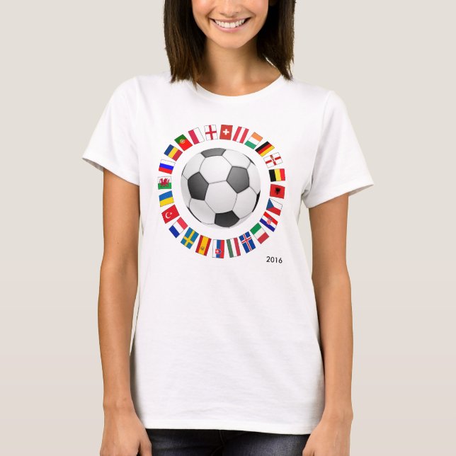 Fotbolls-EM 2016 T-shirt (Framsida)