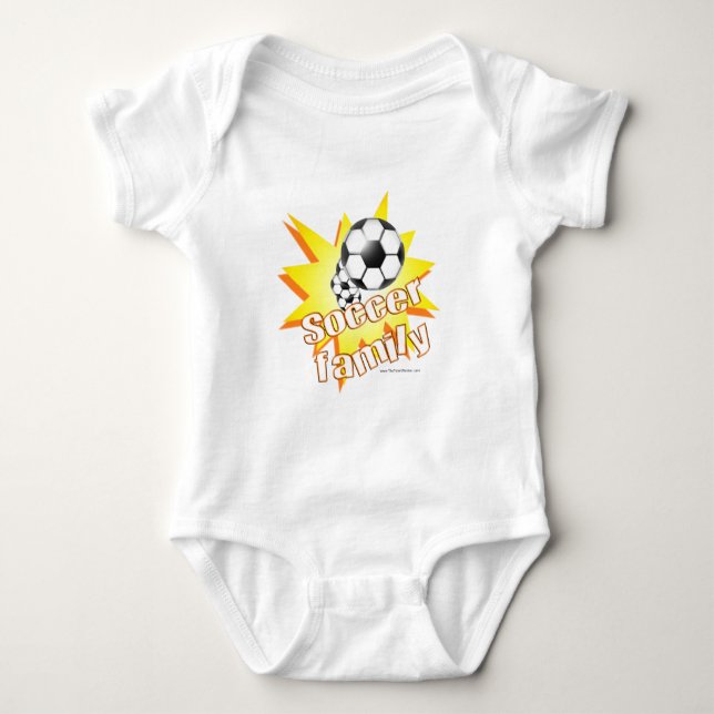 Fotbolls Familj T-shirt (Framsida)