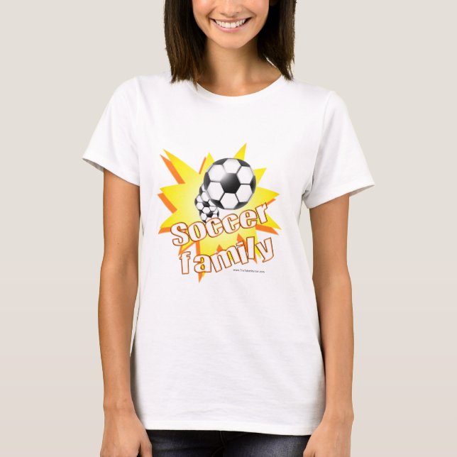 Fotbolls Familj T-shirt (Framsida)