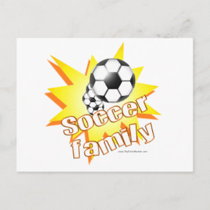 Fotbolls Familj Vykort
