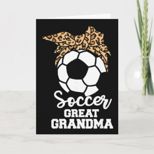 Fotbolls fantastiska mormor Rollig fotbollsspelare Kort