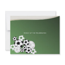 Fotbolls inbjudan Bar Mitzvah