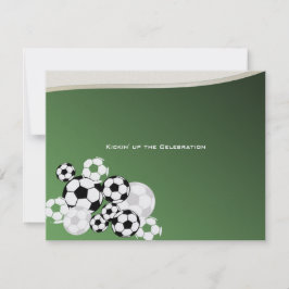 Fotbolls inbjudan Bar Mitzvah