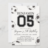 Fotbolls-jocks 5:e födelsedag - Fotboll Party
