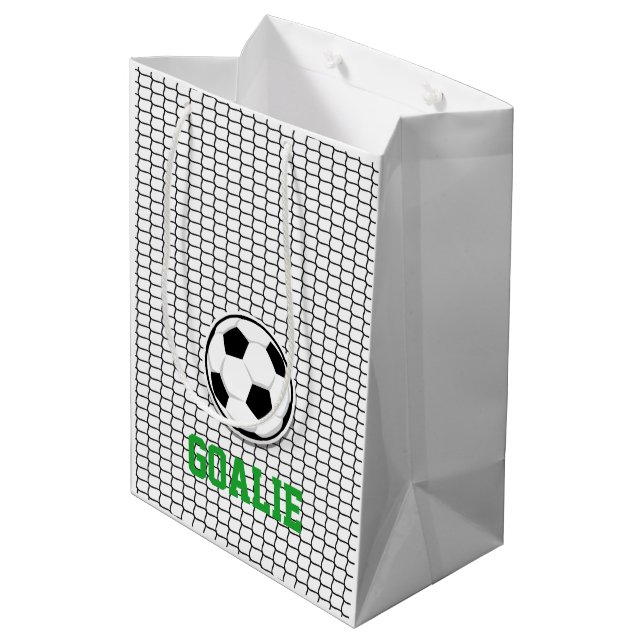 Fotbolls Målvakts Nät Sport Tränare Spelare Fans (Baksidan Vinklad)