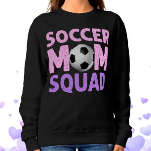 Fotbolls-Mamma-torget i Rosa och Lila T Shirt