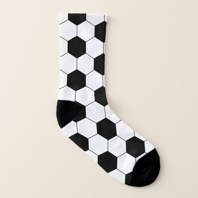 Fotbolls-Mönster-socklar Strumpor (Vänster inuti)