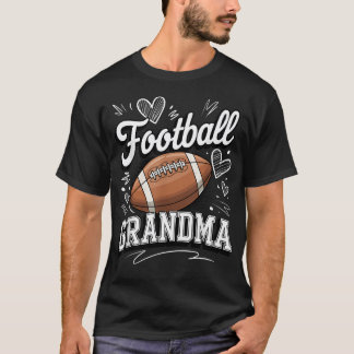 Fotbolls Mormor Hjärtspel Mormor T Shirt