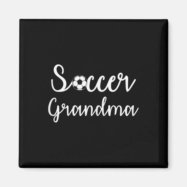 Fotbolls Mormor  Magnet (Framsidan)