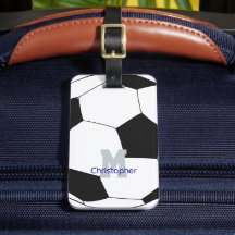 Fotbolls-Namn och monogram-resagemärkning