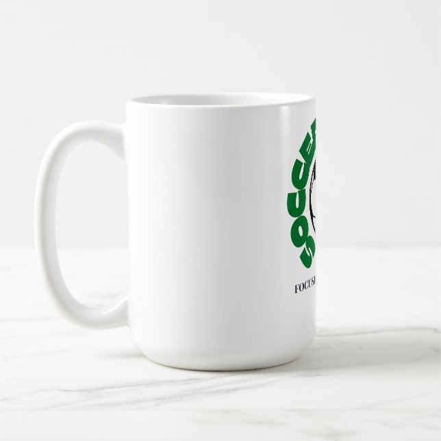 Fotbolls O'Clock – Fokuserad Tills Det Är Över | F Kaffemugg (Vänster)