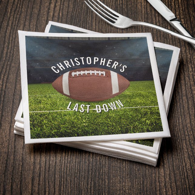 Fotbolls Sängkammarparty Sista Nere Pappersservett (Skapare uppladdad)