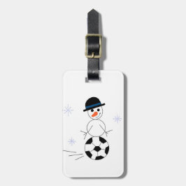 Fotbolls Snöman Bagagebricka