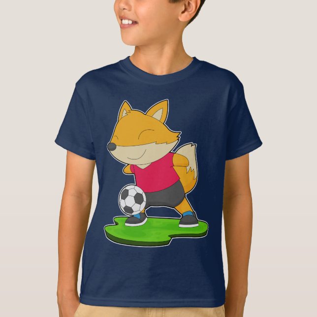 Fotbolls spelare Fotboll T Shirt (Framsida)