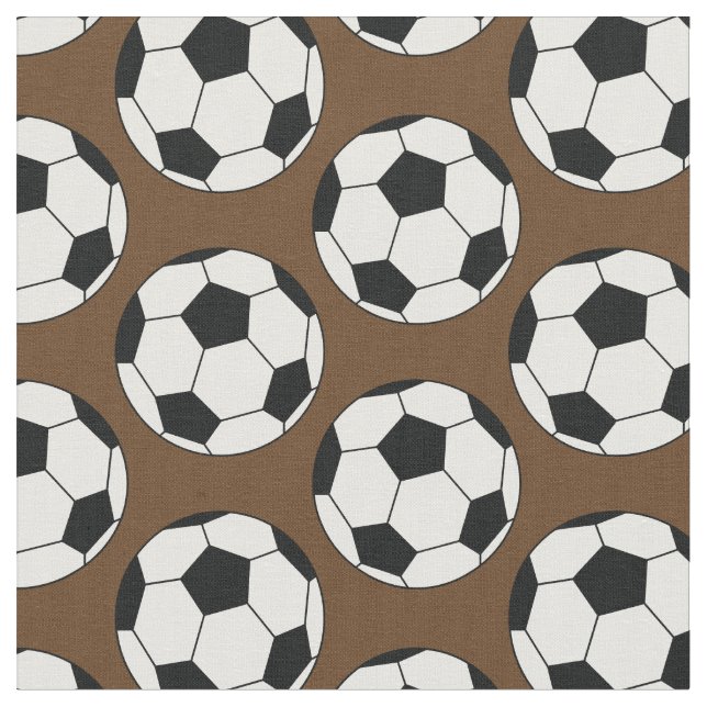 Fotbolls sporter Brown Tyg (Närbild)