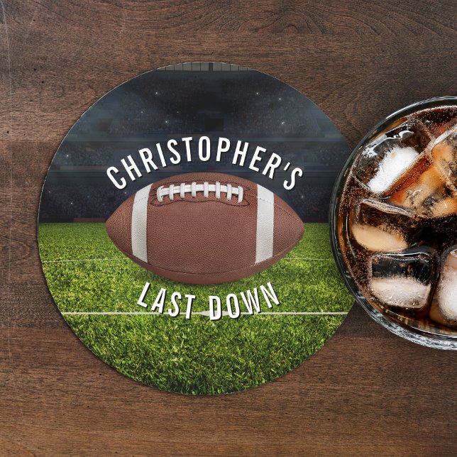 Fotbolls Svärmning Sista Nerkörningen  Underlägg Papper Rund (Skapare uppladdad)