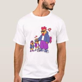 Fotbolls Tupp och Kycklingar T Shirt