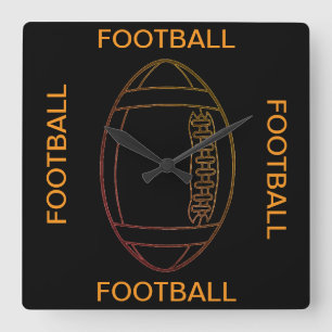 Fotbolls väggklocka