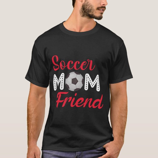 Fotbolls vän Matcher Familj Fotboll  T-Shirt (Framsida)
