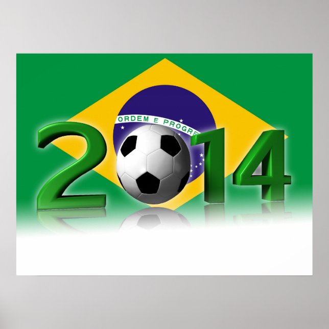 Fotbolls-VM 2014 Poster (Framsidan)