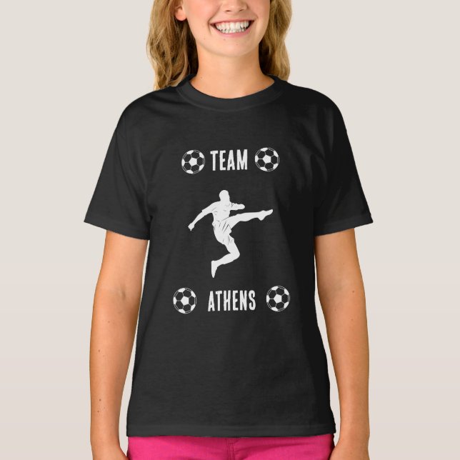 Fotbollsapparat för fotboll t shirt (Framsida)