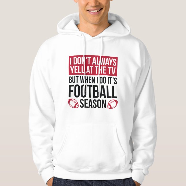 Fotbollsäsong Hoodie (Framsida)