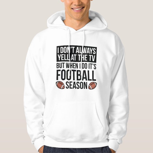Fotbollsäsong Hoodie (Framsida)