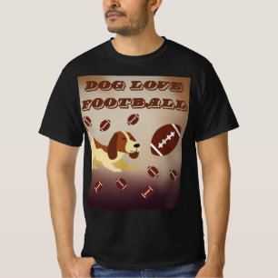 Fotbollsäsong på speldagen, Finny Brown Hund T Shirt