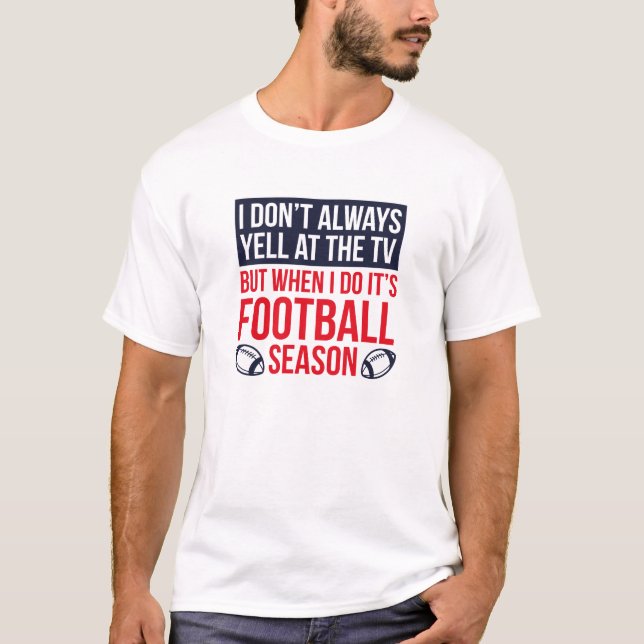 Fotbollsäsong T Shirt (Framsida)