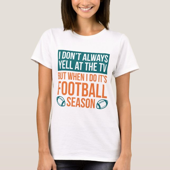 Fotbollsäsong T Shirt (Framsida)